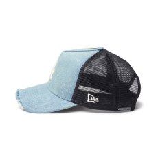 画像5: NEW ERA / 9FORTY A-Frame トラッカー MLB Damaged Denim ロサンゼルス・ドジャース (5)