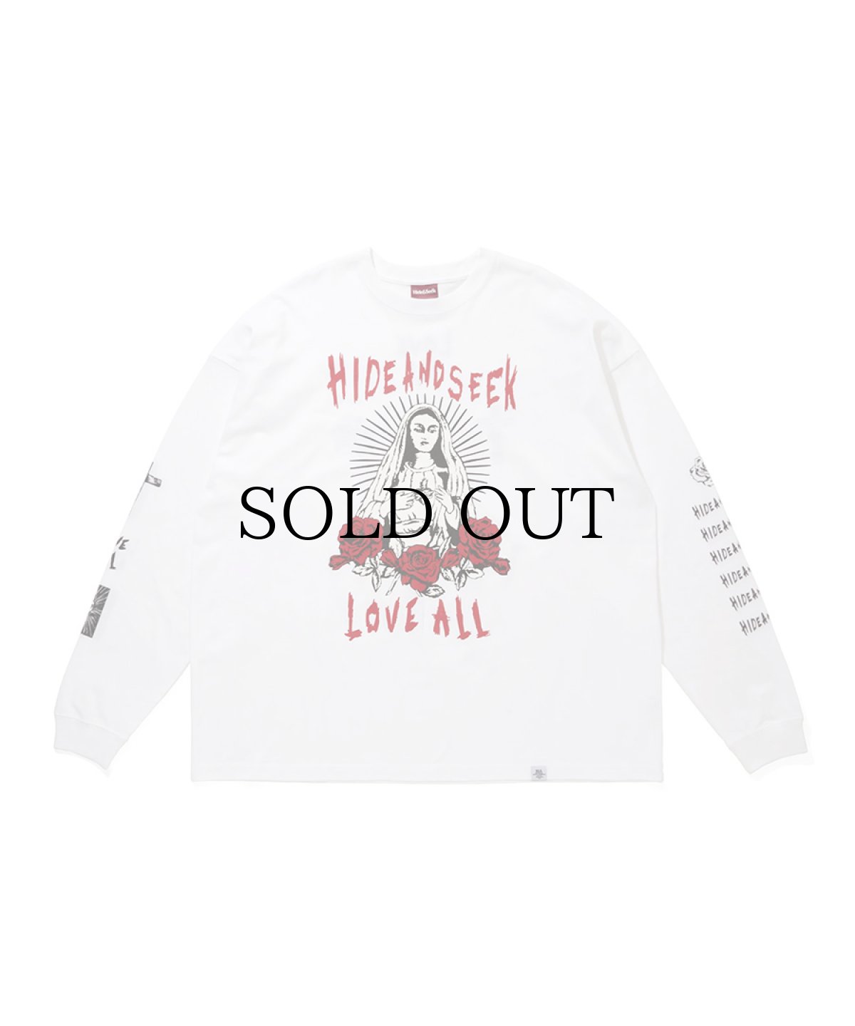 画像2: HIDEANDSEEK(ハイドアンドシーク) / LOVE ALL L/S Tee (2)