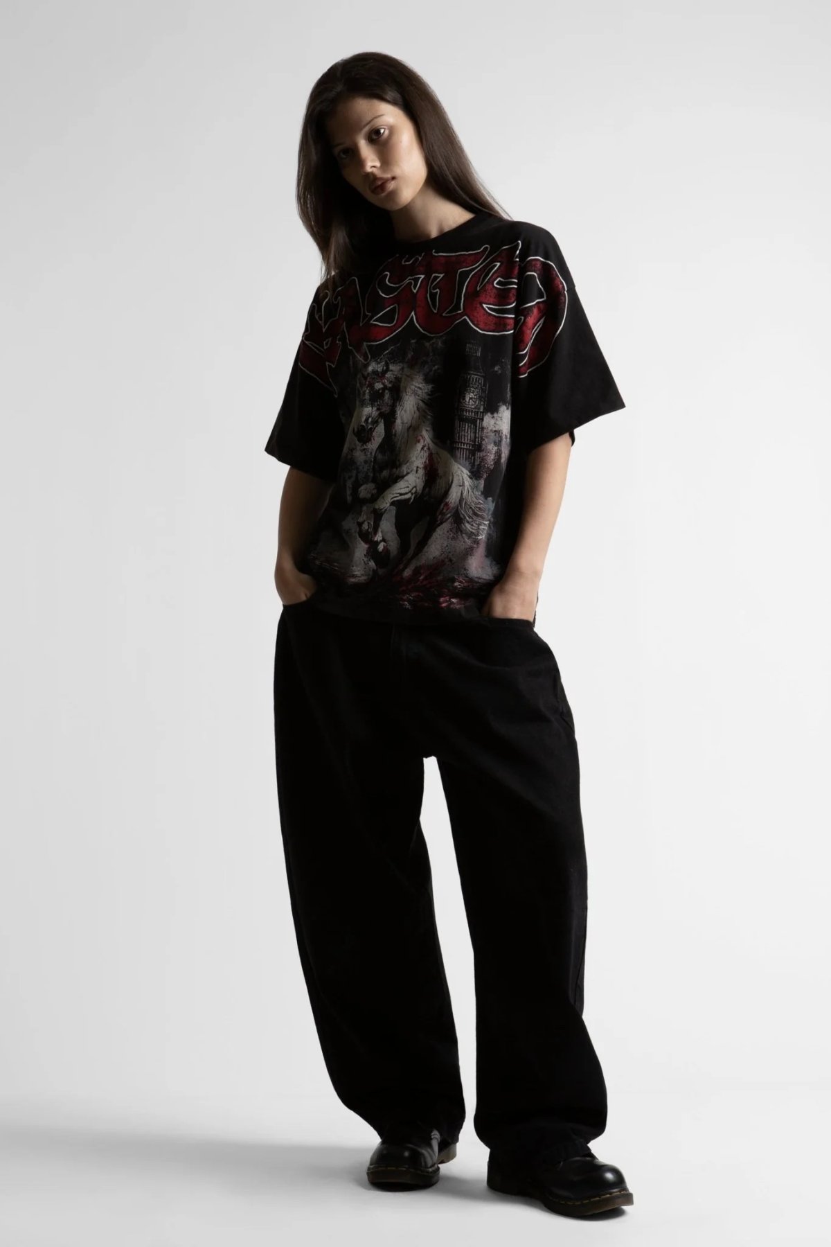 画像3: WASTED PARIS / BOXY DEFY T-SHIRT (3)