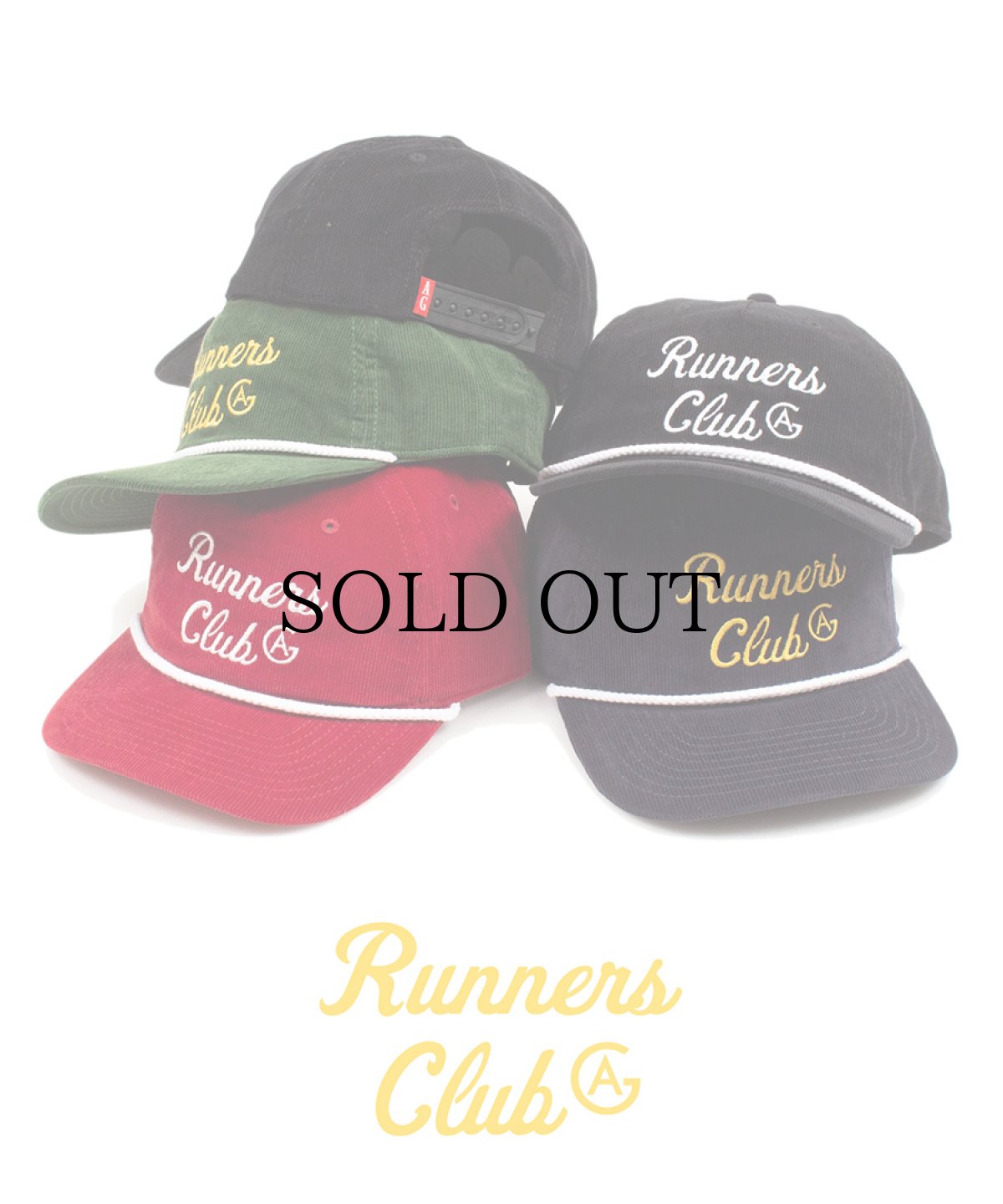 画像1: ACAPULCO GOLD(アカプルコゴールド) / RUNNERS CLUB CORDUROY BOAT CAP (1)