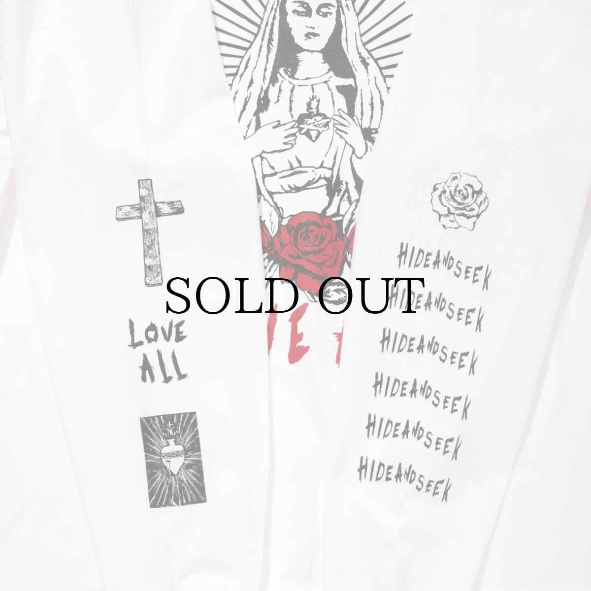 画像8: HIDEANDSEEK(ハイドアンドシーク) / LOVE ALL L/S Tee (8)
