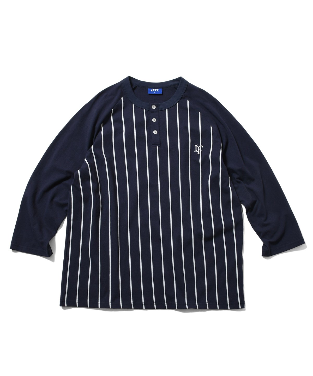 画像3: LFYT(ラファイエット) / PINSTRIPE RAGLAN SLEEVE TEE (3)