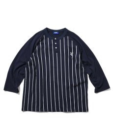 画像3: LFYT(ラファイエット) / PINSTRIPE RAGLAN SLEEVE TEE (3)