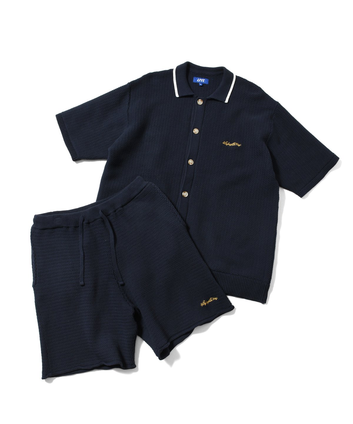 画像17: LFYT(ラファイエット) / RAVEN PATTERN SUMMER KNIT SHORTS (17)