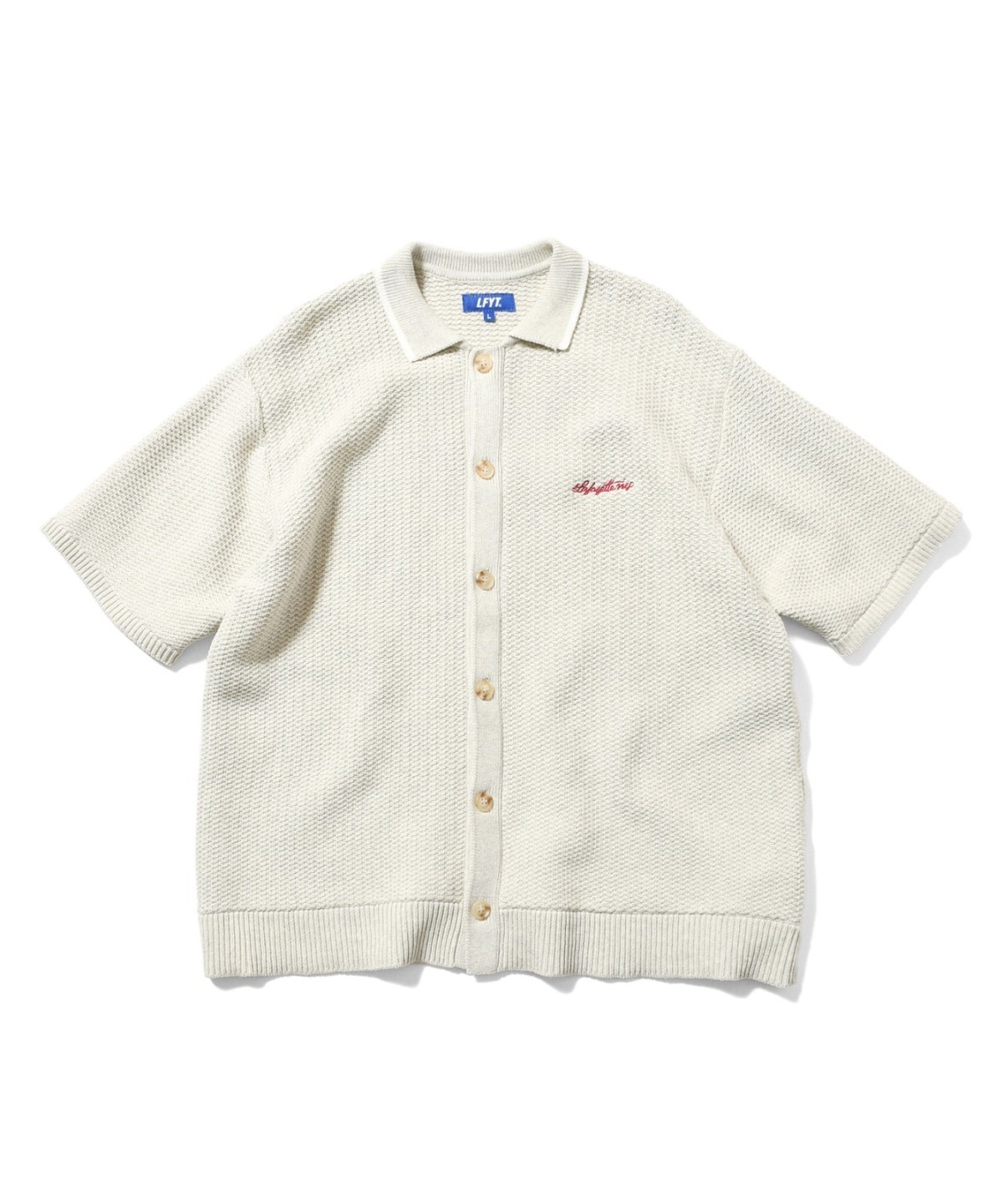 画像2: LFYT(ラファイエット) / RAVEN PATTERN SUMMER KNIT SHIRT (2)