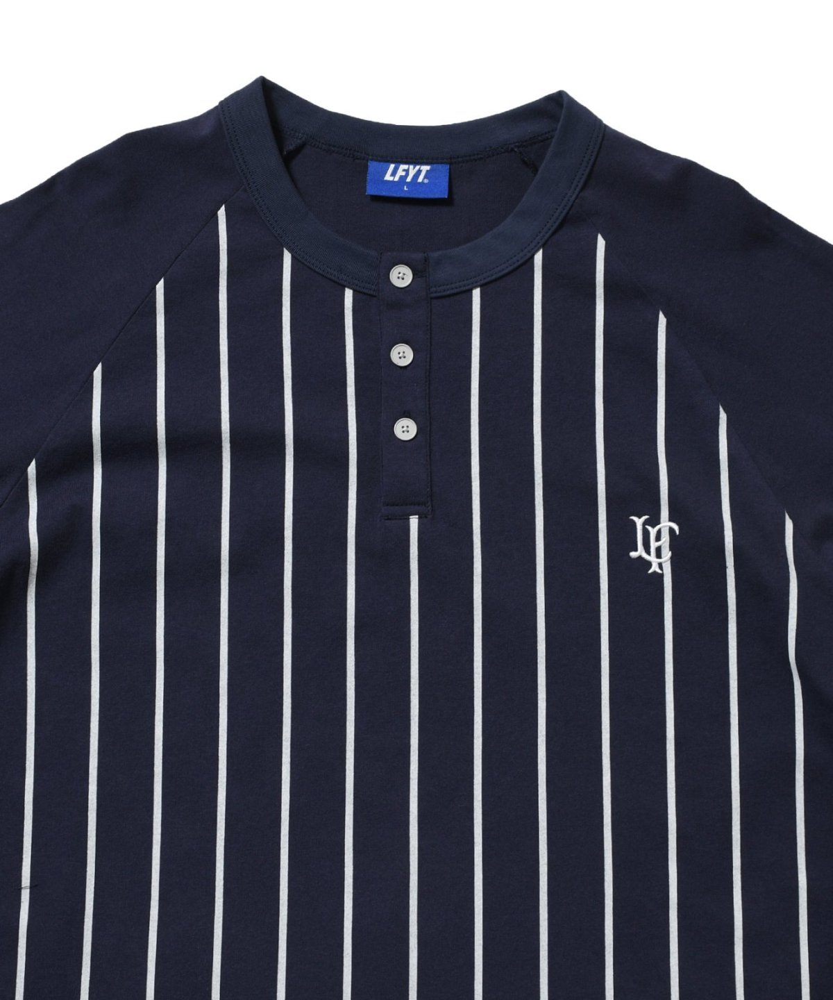 画像7: LFYT(ラファイエット) / PINSTRIPE RAGLAN SLEEVE TEE (7)