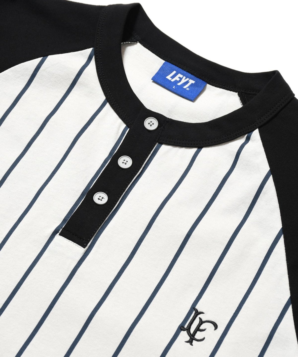画像8: LFYT(ラファイエット) / PINSTRIPE RAGLAN SLEEVE TEE (8)