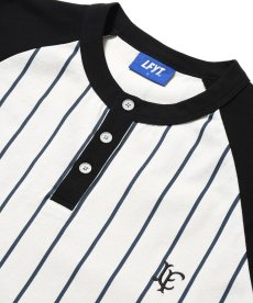 画像8: LFYT(ラファイエット) / PINSTRIPE RAGLAN SLEEVE TEE (8)