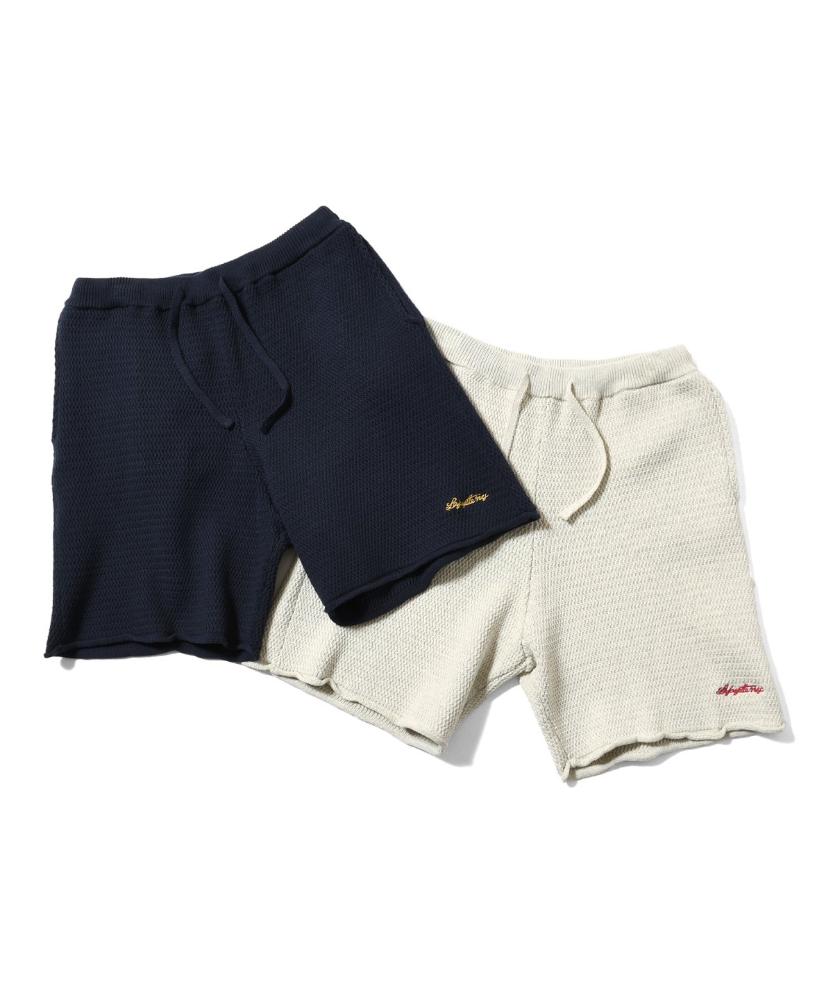 画像1: LFYT(ラファイエット) / RAVEN PATTERN SUMMER KNIT SHORTS (1)