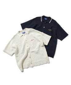 画像1: LFYT(ラファイエット) / RAVEN PATTERN SUMMER KNIT SHIRT (1)