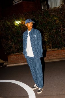 画像17: HAIGHT / STRIPE DENIM PAINTER PANTS (17)