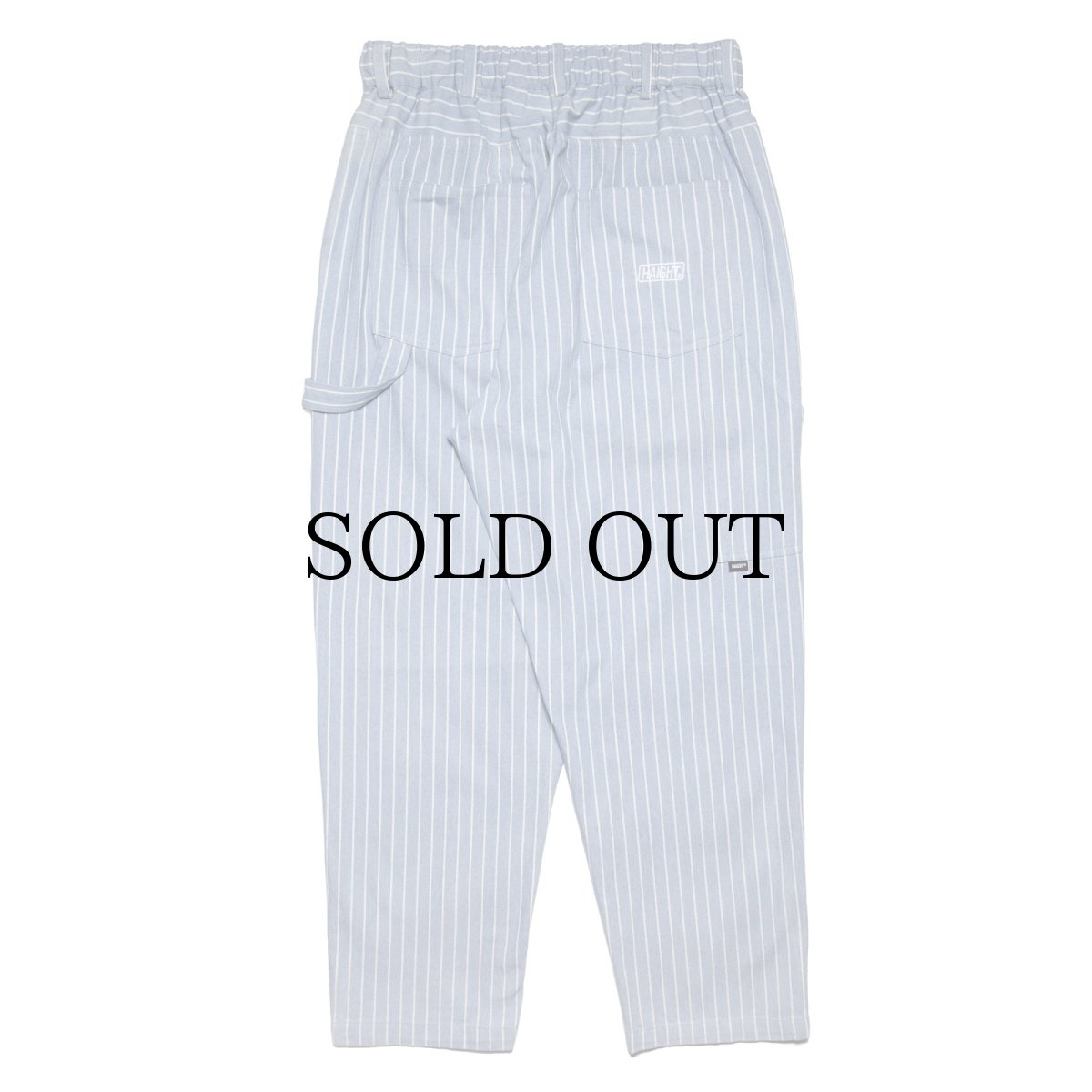 画像4: HAIGHT / STRIPE DENIM PAINTER PANTS (4)