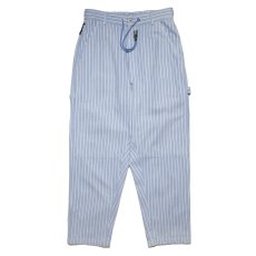 画像2: HAIGHT / STRIPE DENIM PAINTER PANTS (2)