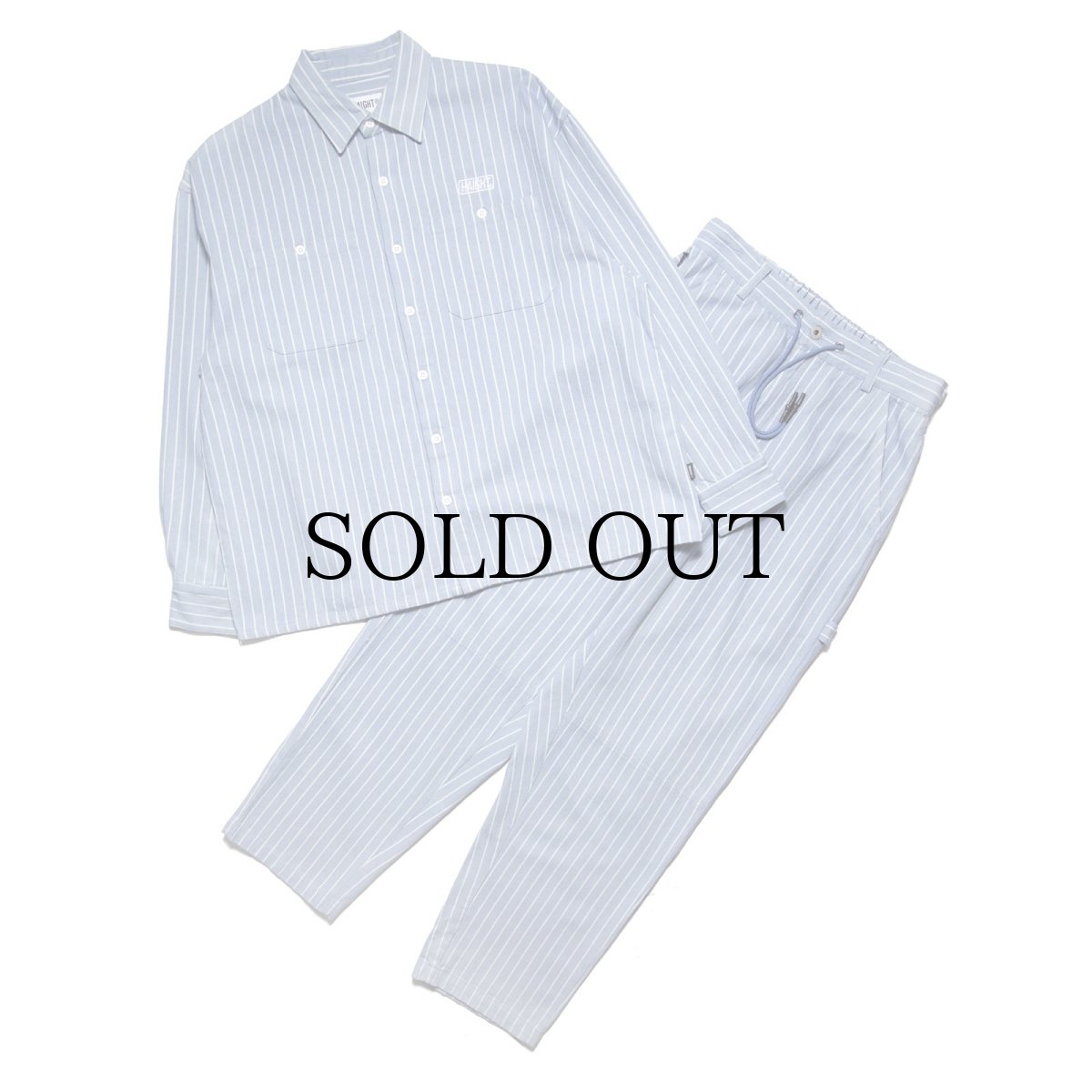 画像14: HAIGHT / STRIPE DENIM PAINTER PANTS (14)