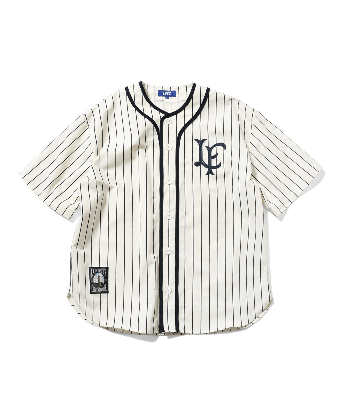 画像2: LFYT(ラファイエット) / OLD STYLE LF LOGO BASEBALL SHIRT (2)