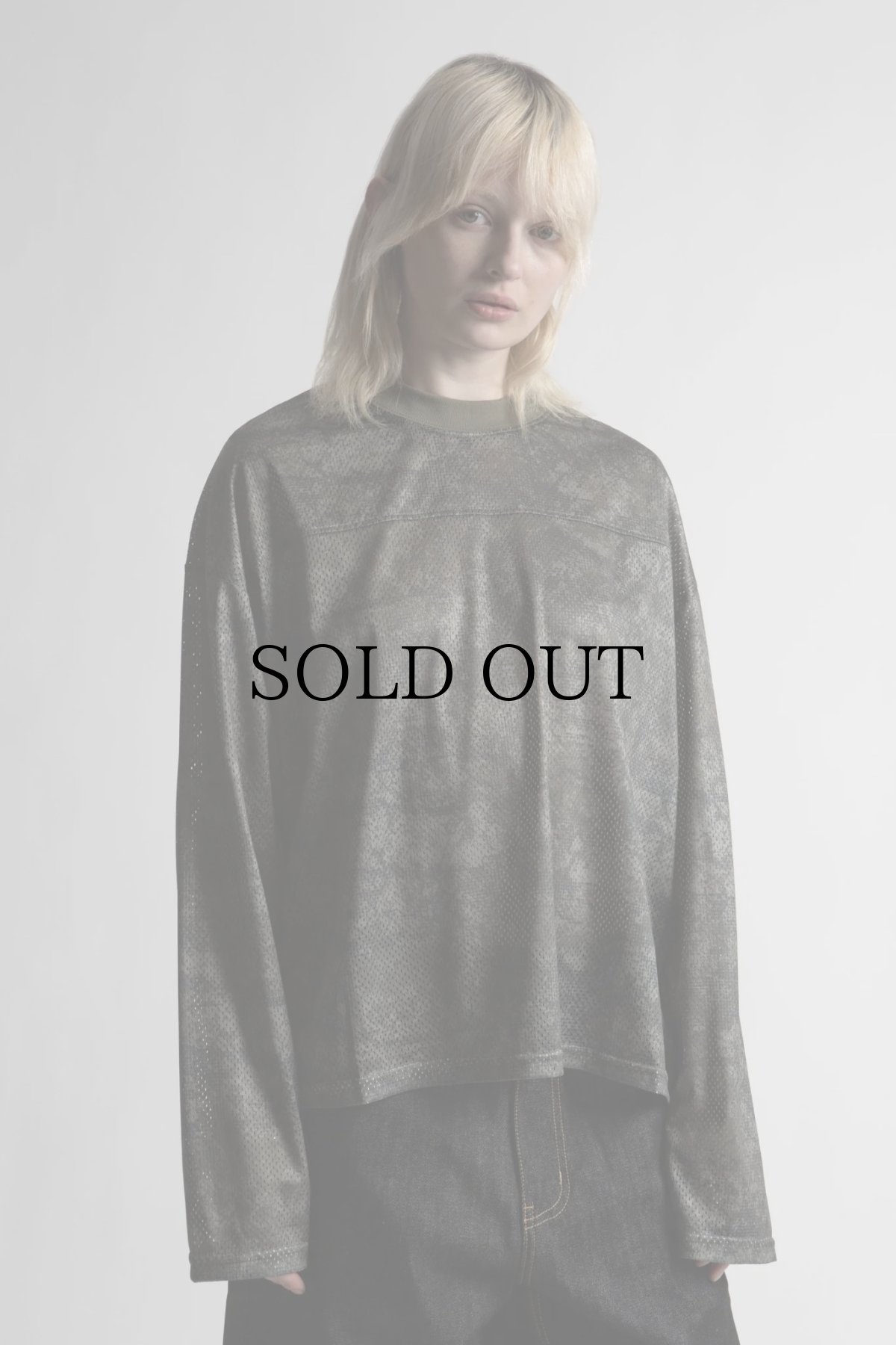 画像8: WASTED PARIS / MESH LONG SLEEVE SWARM T-SHIRT (8)