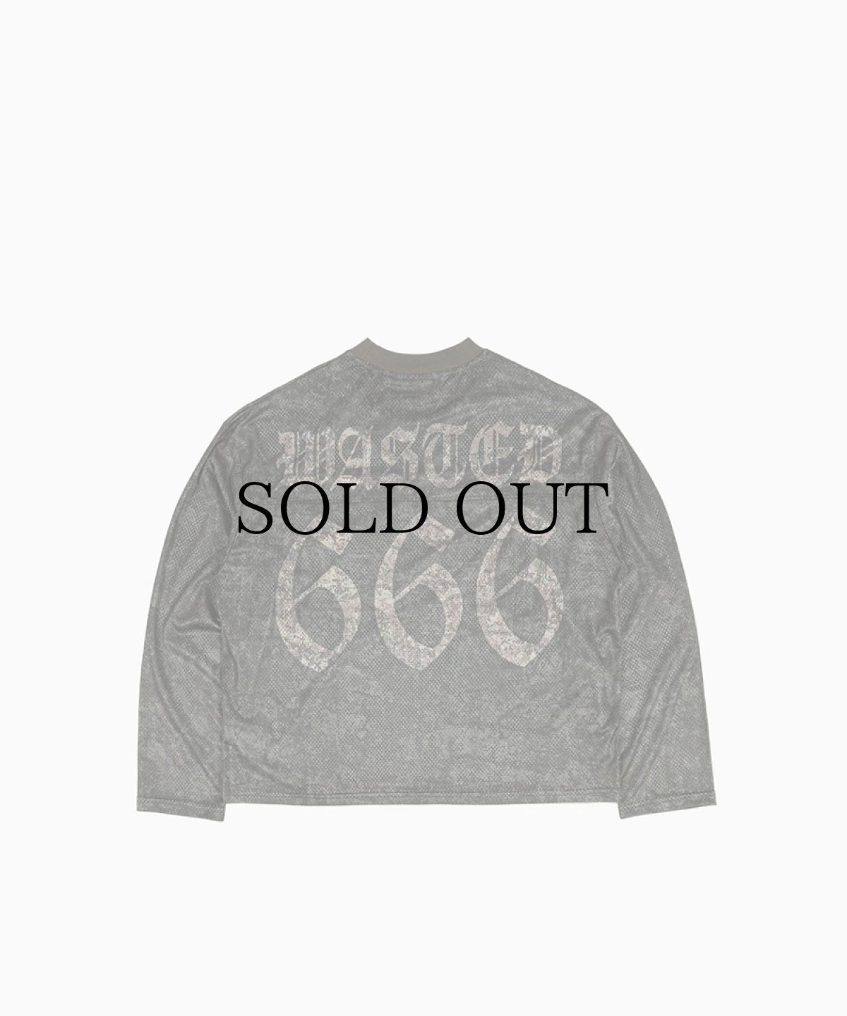 画像1: WASTED PARIS / MESH LONG SLEEVE SWARM T-SHIRT (1)