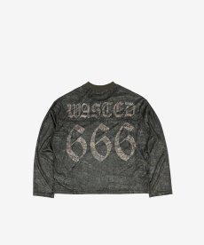 画像1: WASTED PARIS / MESH LONG SLEEVE SWARM T-SHIRT (1)