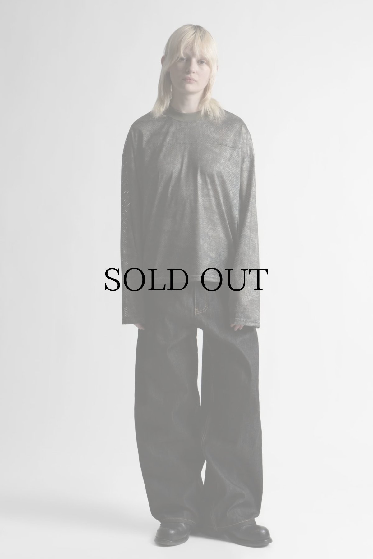 画像7: WASTED PARIS / MESH LONG SLEEVE SWARM T-SHIRT (7)