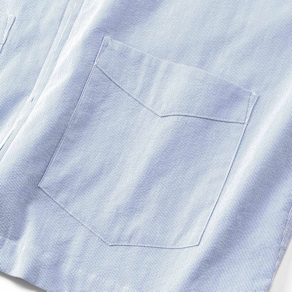 画像7: CALEE(キャリー) / SUKER STRIPE ZIP S/S SH (7)