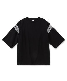 画像1: CALEE(キャリー) / NATIVE PATTERN RIB FOOT BALL TEE (1)