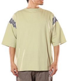 画像7: CALEE(キャリー) / NATIVE PATTERN RIB FOOT BALL TEE (7)