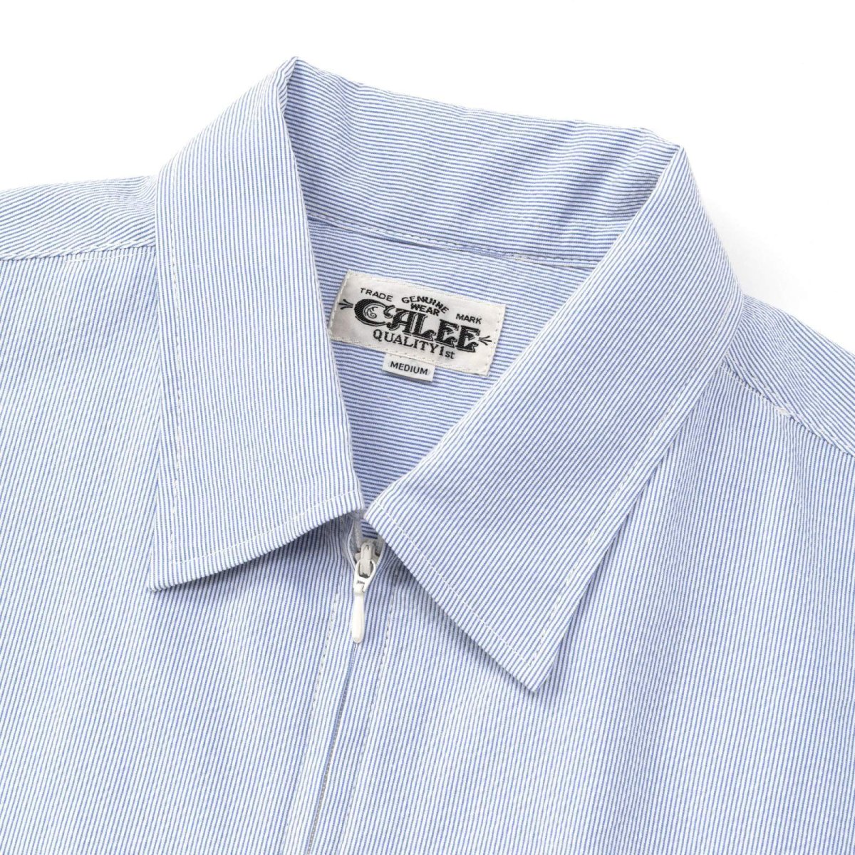 画像4: CALEE(キャリー) / SUKER STRIPE ZIP S/S SH (4)