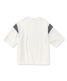 画像2: CALEE(キャリー) / NATIVE PATTERN RIB FOOT BALL TEE (2)