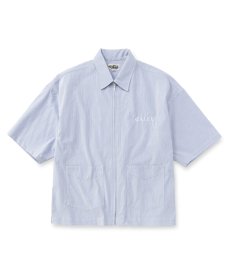 画像2: CALEE(キャリー) / SUKER STRIPE ZIP S/S SH (2)