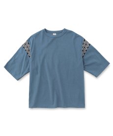 画像3: CALEE(キャリー) / NATIVE PATTERN RIB FOOT BALL TEE (3)