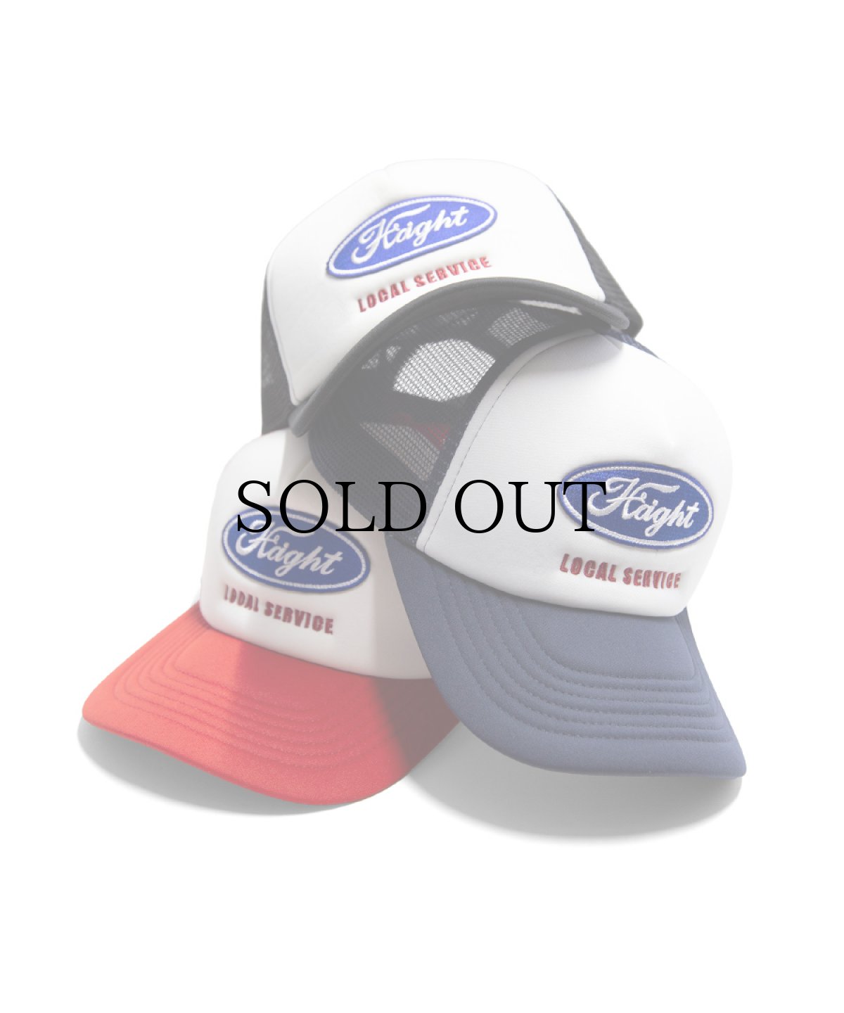 画像1: HAIGHT / OVAL LOGO MESH CAP (1)