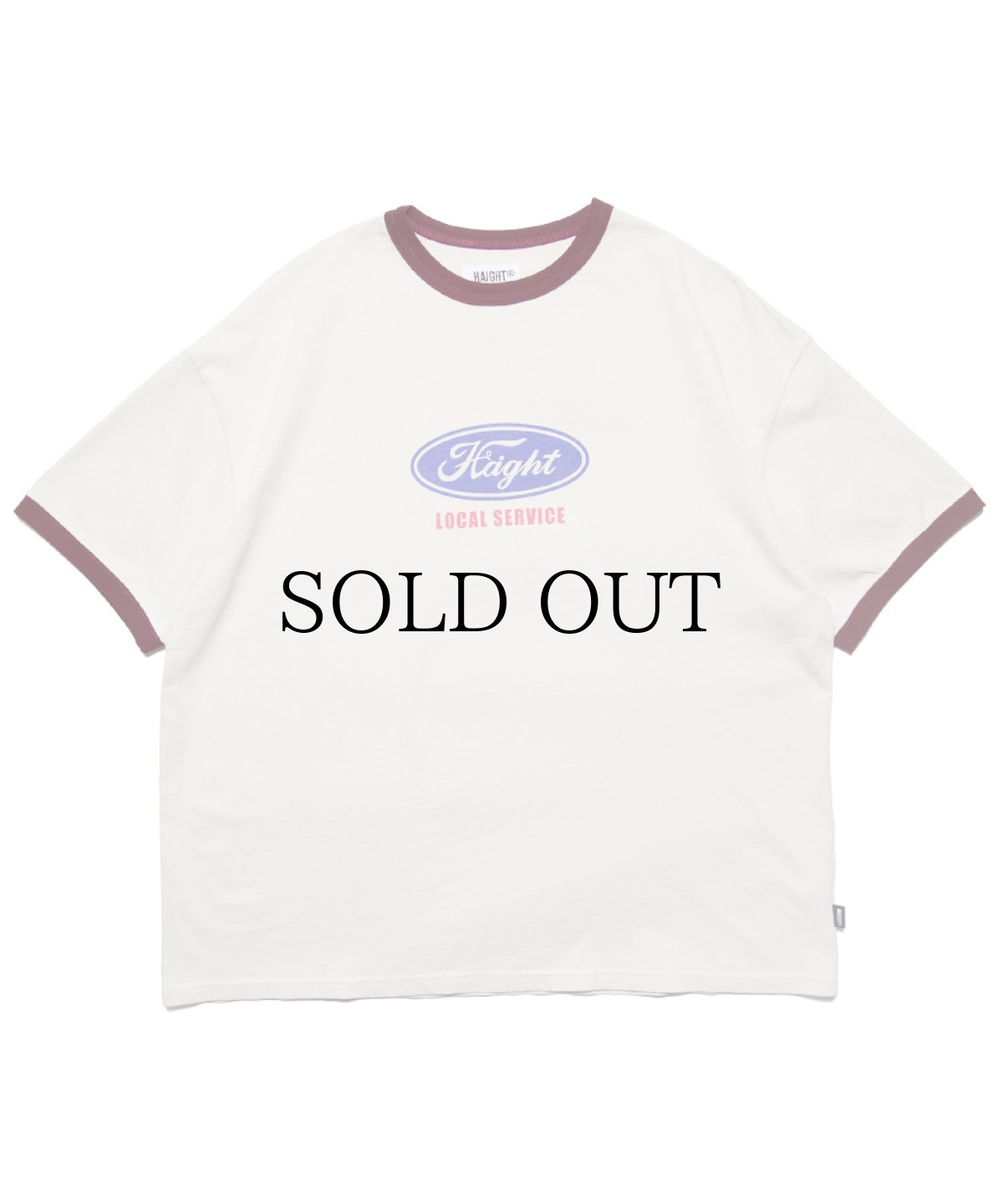 画像2: HAIGHT / OVAL LOGO RINGER Tee (2)