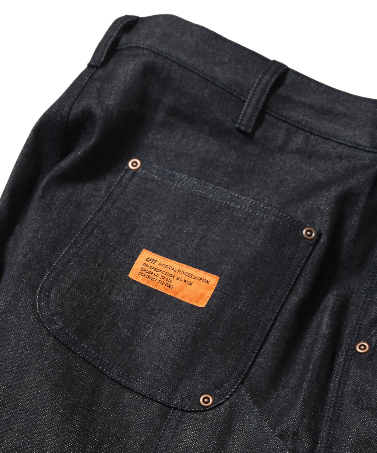 画像15: LFYT(ラファイエット) / DOUBLE KNEE DENIM PAINTER SHORTS (15)