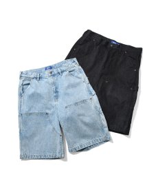 画像1: LFYT(ラファイエット) / DOUBLE KNEE DENIM PAINTER SHORTS (1)
