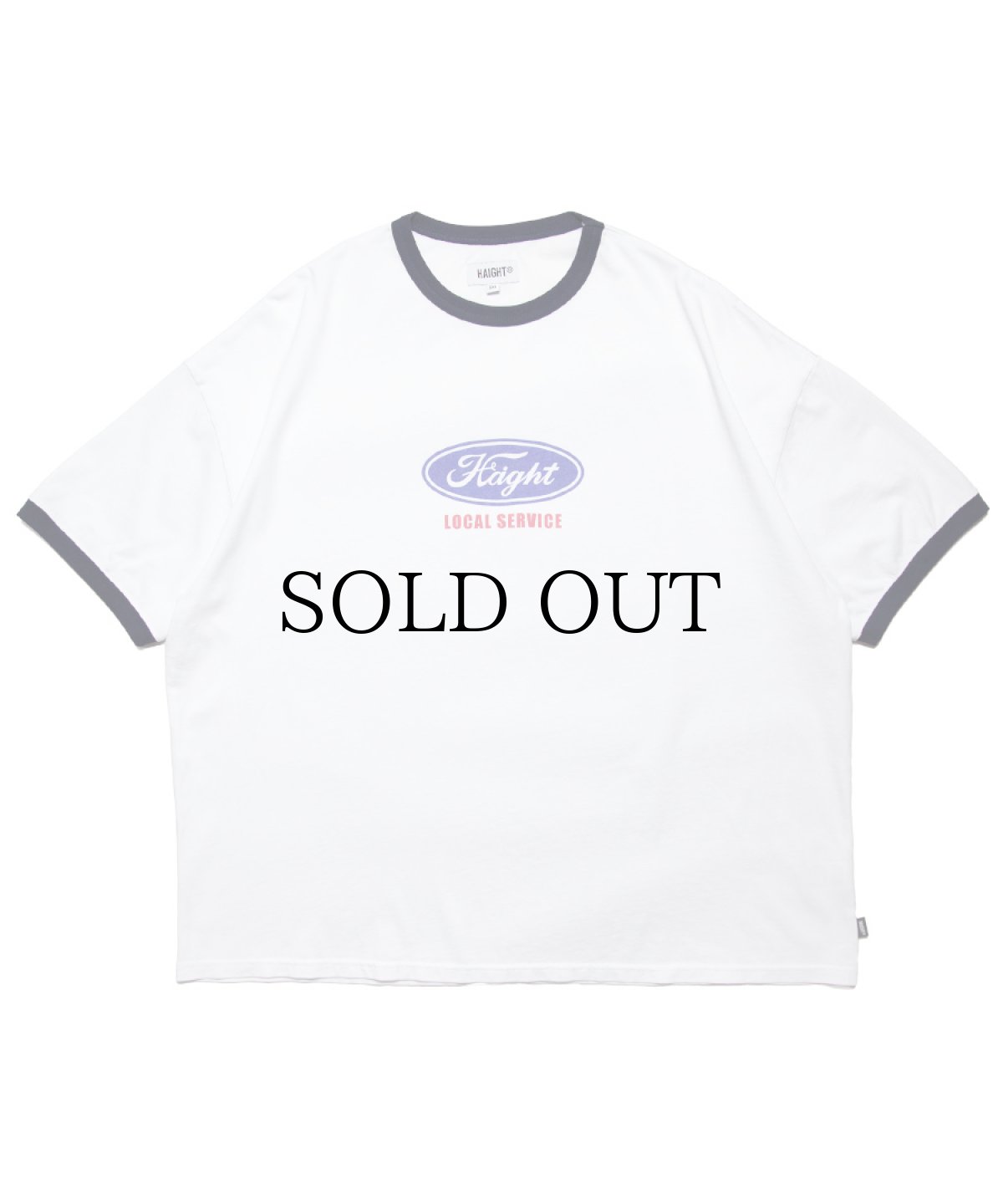 画像1: HAIGHT / OVAL LOGO RINGER Tee (1)