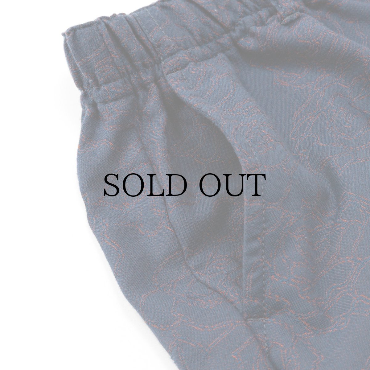 画像4: CALEE(キャリー) / ROSE PATTERN JACQUARD RELAX PANTS (4)