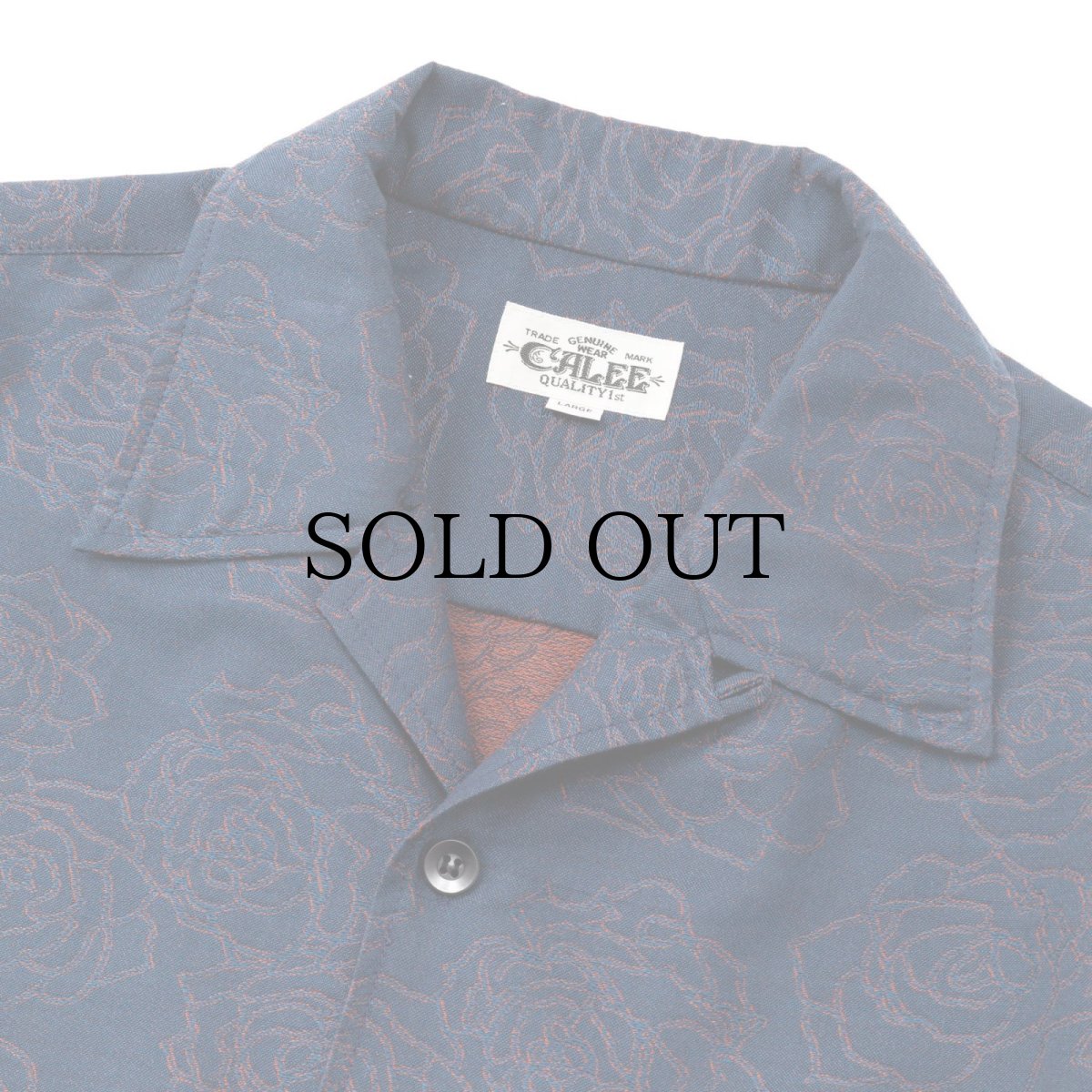 画像3: CALEE(キャリー) / 5 LENGHT ROSE PATTERN JACQUARD SH (3)