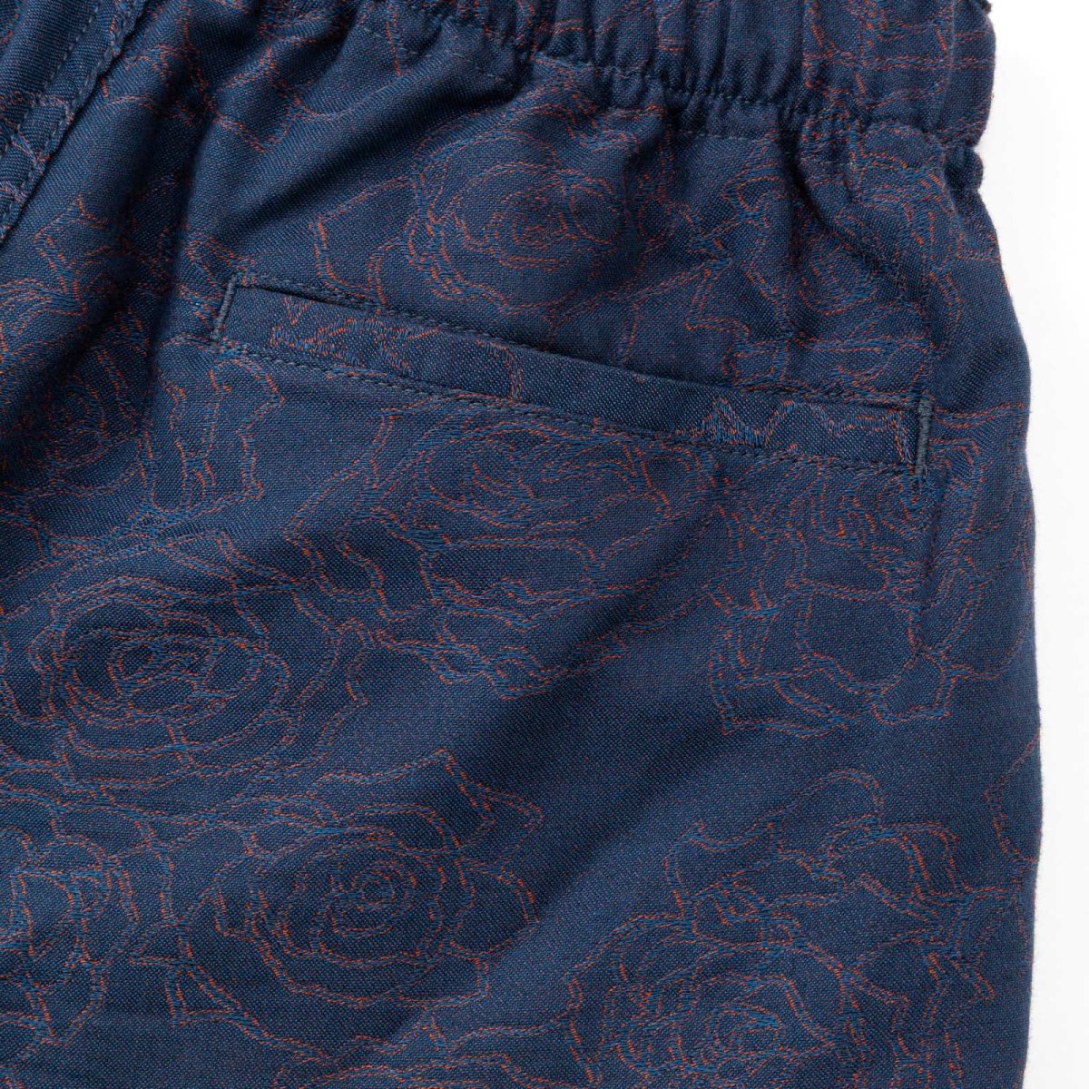 画像5: CALEE(キャリー) / ROSE PATTERN JACQUARD RELAX PANTS (5)