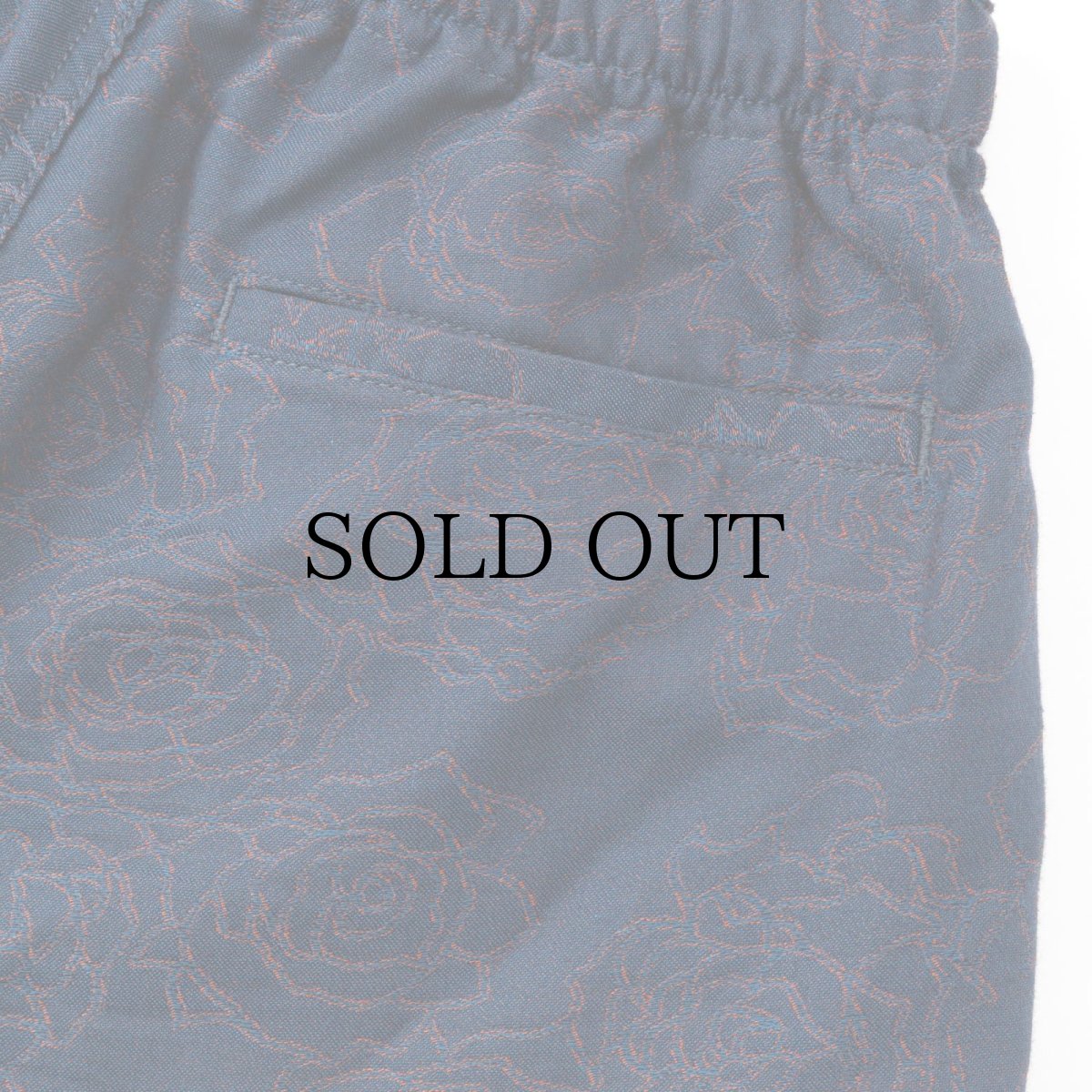 画像5: CALEE(キャリー) / ROSE PATTERN JACQUARD RELAX PANTS (5)