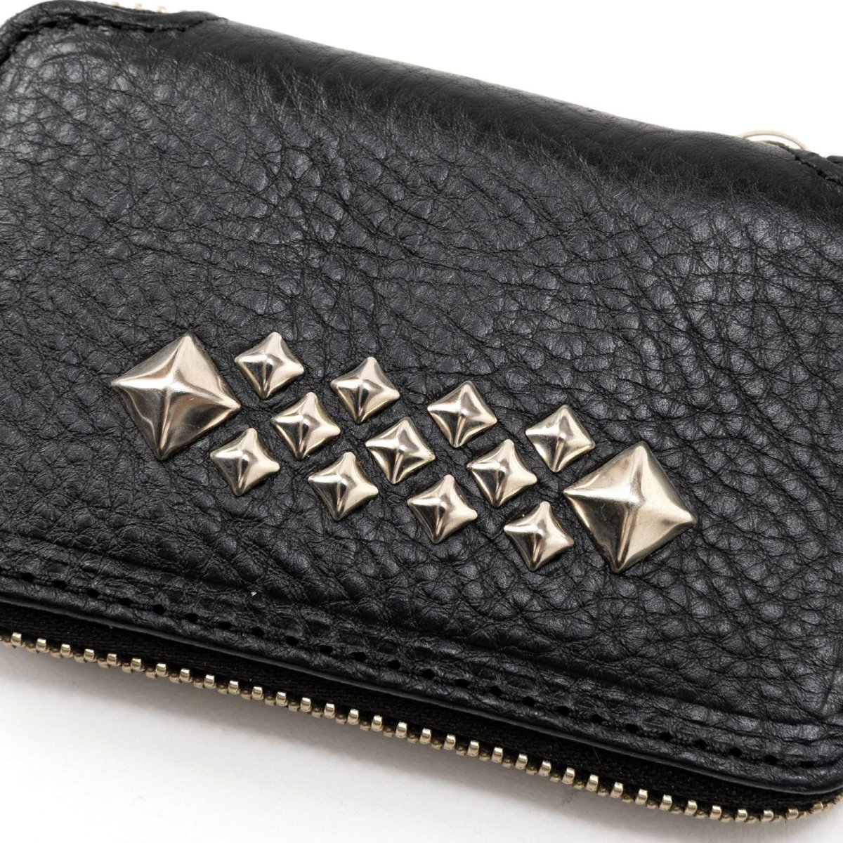 画像4: CALEE(キャリー) / STUDS LEATHER COIN CASE (4)