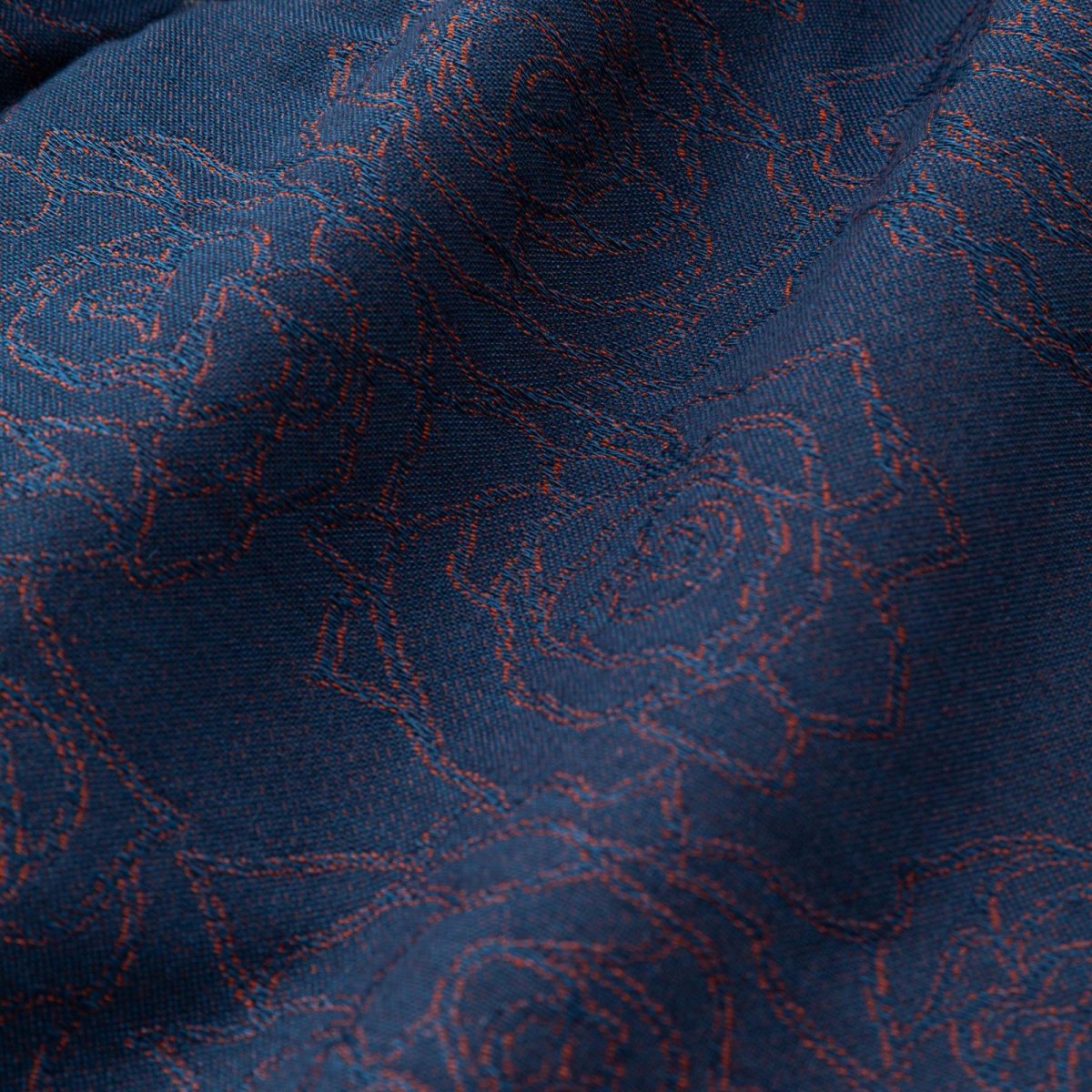 画像6: CALEE(キャリー) / ROSE PATTERN JACQUARD RELAX PANTS (6)