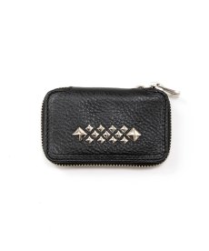 画像1: CALEE(キャリー) / STUDS LEATHER COIN CASE (1)