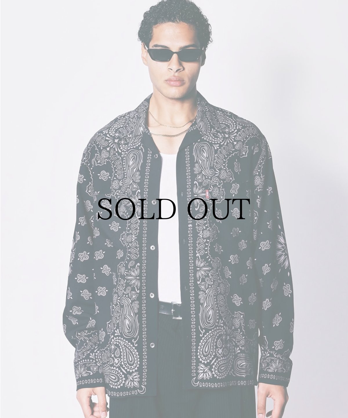 画像3: HIDEANDSEEK(ハイドアンドシーク) / Bandana L/S Shirt(26ss) (3)