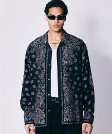 画像3: HIDEANDSEEK(ハイドアンドシーク) / Bandana L/S Shirt(26ss) (3)