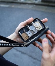 画像9: CALEE(キャリー) / STUDS LEATHER COIN CASE (9)