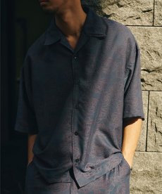 画像9: CALEE(キャリー) / 5 LENGHT ROSE PATTERN JACQUARD SH (9)