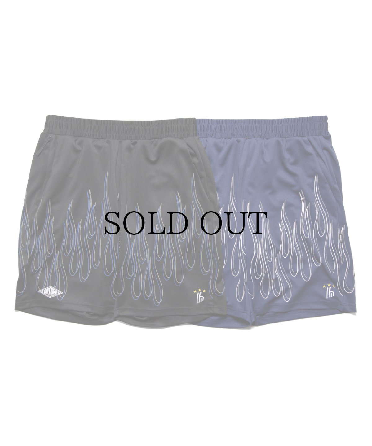 画像1: HAIGHT / FLAMES SOCCER SHORTS (1)
