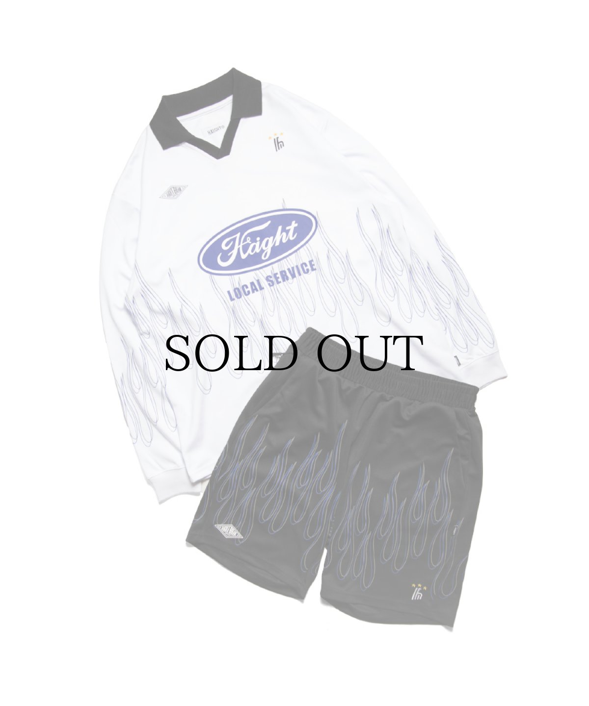 画像15: HAIGHT / FLAMES SOCCER SHORTS (15)