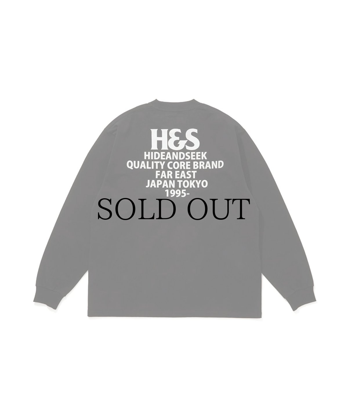 画像1: HIDEANDSEEK(ハイドアンドシーク) / H&S L/S Tee(26ss) (Loose Fit) (1)