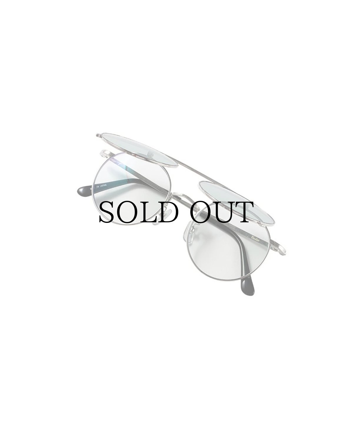 画像5: CALEE(キャリー) / FLIP UP TYPE CIRCLE METAL GLASSES ＜EXCLUSIVE＞ (5)